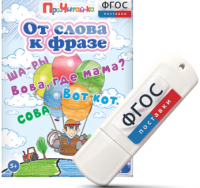 Игры для чтения слов и словосочетаний "От слова к фразе" на USB - носителе - fgospostavki.ru - Выкса