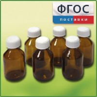 Набор склянок для растворов реактивов 30 миллилитров (6 штук) - fgospostavki.ru - Выкса