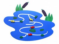 Сенсомоторное декоративно-развивающее панно "Река" - fgospostavki.ru - Выкса