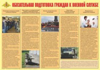 Плакат "Обязательная подготовка граждан к военной службе" - fgospostavki.ru - Выкса