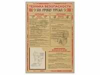 Стенд-уголок "Техника безопасности на уроках труда" - fgospostavki.ru - Выкса