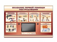 Многофункциональный интерактивный стенд-тренажер "Оказание первой помощи пострадавшим" для учащихся общеобразовательных учреждений - fgospostavki.ru - Выкса