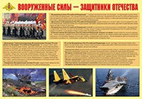 Плакат "Вооруженные Силы – защитники Отечества" - fgospostavki.ru - Выкса