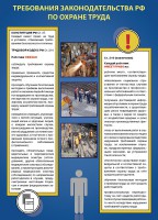 Комплект плакатов "Охрана труда на объекте" - fgospostavki.ru - Выкса