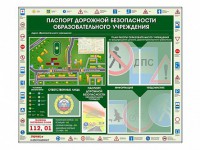 Стенд-уголок "Паспорт дорожной безопасности образовательного учреждения" - fgospostavki.ru - Выкса
