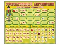 Комплект оборудования "Английский алфавит" с комплектом тематических магнитов - fgospostavki.ru - Выкса