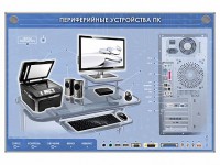 Электрифицированный информационный стенд-тренажер "Периферийные устройства персонального компьютера" с функцией контроля и обучения - fgospostavki.ru - Выкса