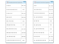 Комплект карточек (10) "Обучающий калейдоскоп. Умножение на 7, 8 и 9" - fgospostavki.ru - Выкса