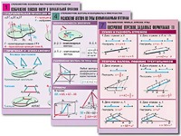 Комплект таблиц по всему курсу геометрии (100 таблиц, А1, полноцветные, ламинированные) - fgospostavki.ru - Выкса