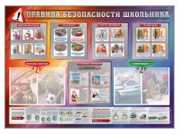 Стенд-уголок "Правила безопасности школьника" - fgospostavki.ru - Выкса