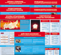 Комплект таблиц "Основы гражданской обороны (МЧС РФ)" 13 штук. - fgospostavki.ru - Выкса