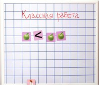 Магнитно-маркерная доска "Клетка" (86 см х 75 см) - fgospostavki.ru - Выкса