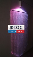 Фибероптическая занавесь (150 волокон) с интерактивным источником света - fgospostavki.ru - Выкса