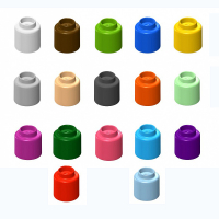  Элемент конструктора одиночный одноцветный Color Blocks 100 штук - fgospostavki.ru - Выкса