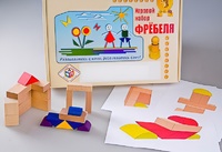 Игровой набор Фребеля "Конструктор деревянный без соединений-2" (Серия "Эксперимент") - fgospostavki.ru - Выкса