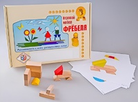 Игровой набор Фребеля "Конструктор деревянный без соединений-1" (Серия "Эксперимент") - fgospostavki.ru - Выкса