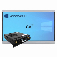 Интерактивная панель 75" (встроенный ПК, Win10) - fgospostavki.ru - Выкса