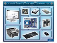 Электрифицированный учебно-информационный стенд "Устройство персонального компьютера" - fgospostavki.ru - Выкса