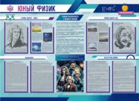 Стенд-уголок "Юный физик" - fgospostavki.ru - Выкса