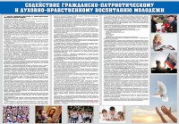 Стенд "Содействие гражданско-патриотическому и духовно-нравственному воспитанию молодежи" - fgospostavki.ru - Выкса