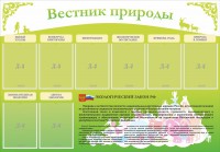Стенд "Вестник природы" Вариант 4 - fgospostavki.ru - Выкса