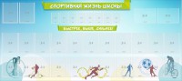 Стенд "Спортивная жизнь школы" - fgospostavki.ru - Выкса