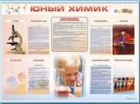 Стенд-уголок "Юный химик" - fgospostavki.ru - Выкса