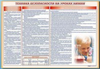 Стенд-уголок "Техника безопасности на уроках химии" - fgospostavki.ru - Выкса