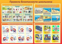 Стенд "Правила безопасности школьника" - fgospostavki.ru - Выкса