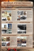 Стенд "Великая отечественная война (события)" - fgospostavki.ru - Выкса