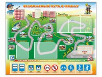 Стенд "Безопасный путь в школу" с комплектом сменных карточек - fgospostavki.ru - Выкса