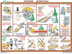 Комплект плакатов "Безопасность труда при деревообработке" - fgospostavki.ru - Выкса