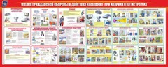Стенд "Уголок гражданской обороны и действия населения в чрезвычайных ситуациях" - fgospostavki.ru - Выкса