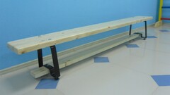 Скамейка гимнастическая (металлические ножки, лак) (2,5 м)  - fgospostavki.ru - Выкса