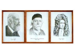 Портреты выдающихся химиков (деревянная рамка, под стеклом) - fgospostavki.ru - Выкса