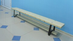 Скамейка гимнастическая (металлические ножки) (1,5 м)  - fgospostavki.ru - Выкса
