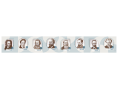 Стенд-лента "Выдающиеся ученые-историки" - fgospostavki.ru - Выкса