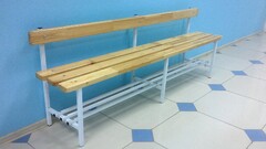 Скамья для раздевалок со спинкой (2,5 метра) - fgospostavki.ru - Выкса