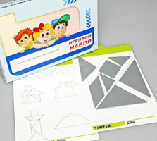 Игровой набор "Танграм" (с комплектом карточек) - fgospostavki.ru - Выкса