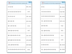 Комплект карточек (10) "Обучающий калейдоскоп. Умножение на 7, 8 и 9" - fgospostavki.ru - Выкса