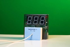 Датчик температуры с независимой индикацией (термометр демонстрационный) - fgospostavki.ru - Выкса