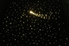 Настенный фибероптический ковер «Звездное небо» 1,45х1,45м, 160 звезд в комплекте со светогенератором - fgospostavki.ru - Выкса