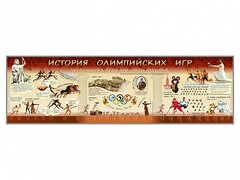 Настенное полотно "История Олимпийских игр" - fgospostavki.ru - Выкса