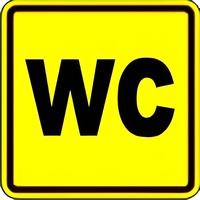 Тактильный знак (WC) 100х100 - fgospostavki.ru - Выкса