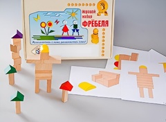 Игровой набор Фребеля "Конструктор деревянный без соединений-3" (Серия "Эксперимент") - fgospostavki.ru - Выкса