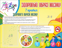 Стенд "Здоровый образ жизни" - fgospostavki.ru - Выкса