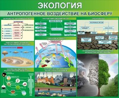 Стенд "Экология. Антропогенное воздействие на биосферу" - fgospostavki.ru - Выкса