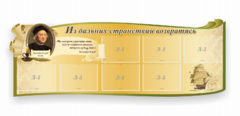 Стенд резной "Из дальних странствий возвратясь" - fgospostavki.ru - Выкса