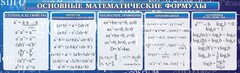 Стенд "Основные математические формулы" - fgospostavki.ru - Выкса