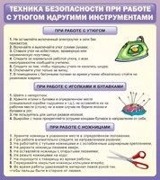Стенд "Техника безопасности при работе с утюгом" - fgospostavki.ru - Выкса